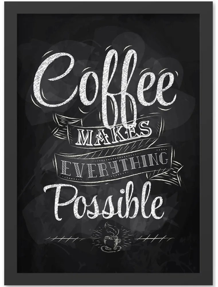 Dipinto 40x55 cm Coffee - Wallity