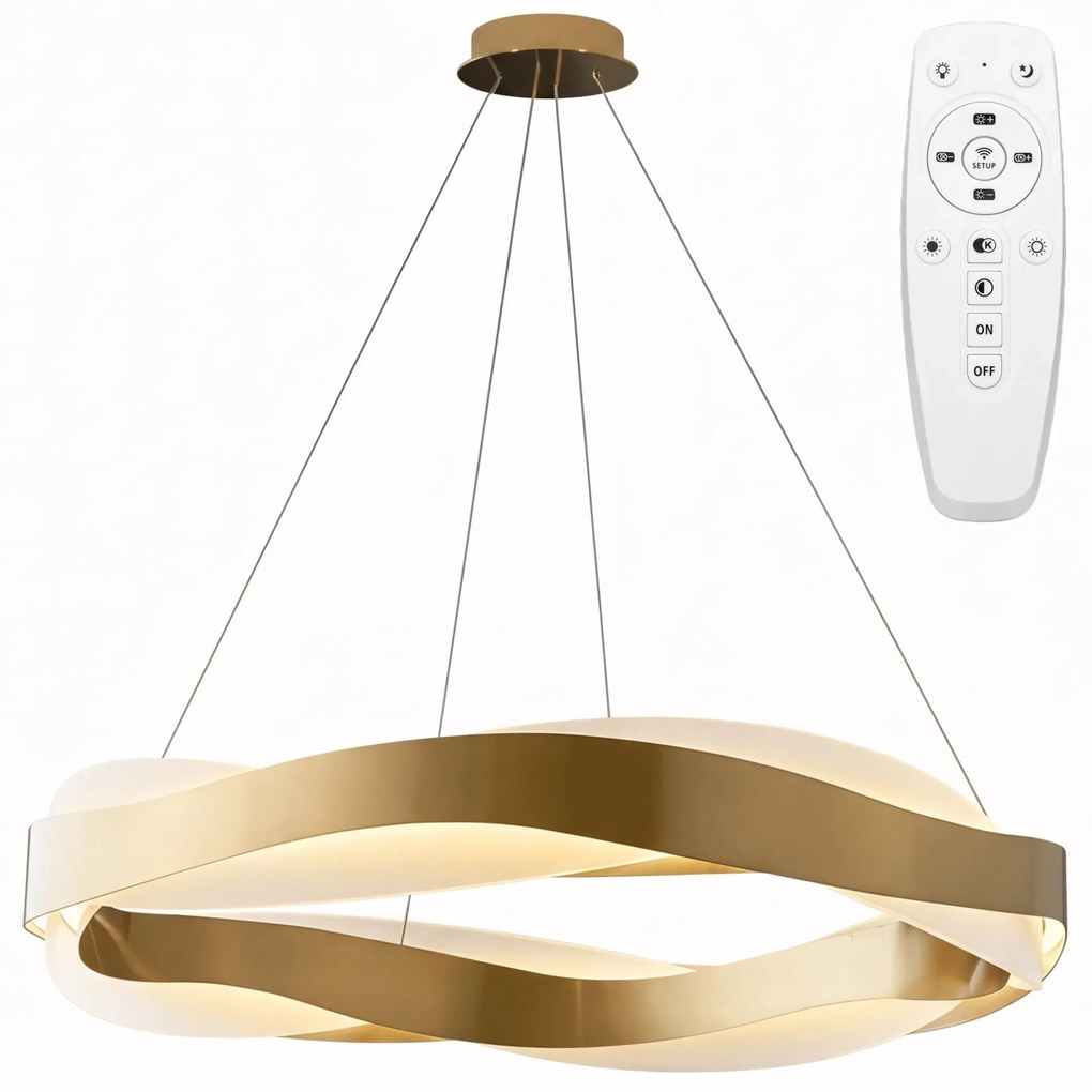 Lampada da soffitto LED APP1802-CP Brush Gold