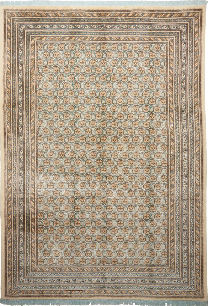 Ghom Tappeto persiano 310 x 210 Verde (Iran) Macchina