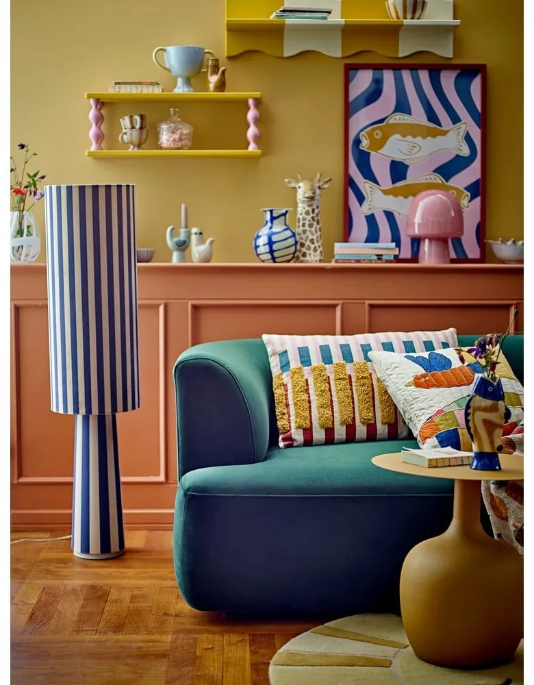 Mensola per bambini gialla e bianca 80 cm Bubbi – Bloomingville Mini