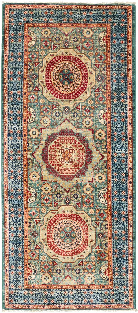 Mamluk Tappeto orientale 80x180 (Pakistan) Annodato A Mano