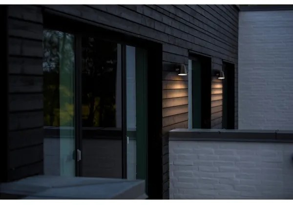 Nordlux - Applique da esterno FRONT 1xGU10/28W/230V IP44 nero