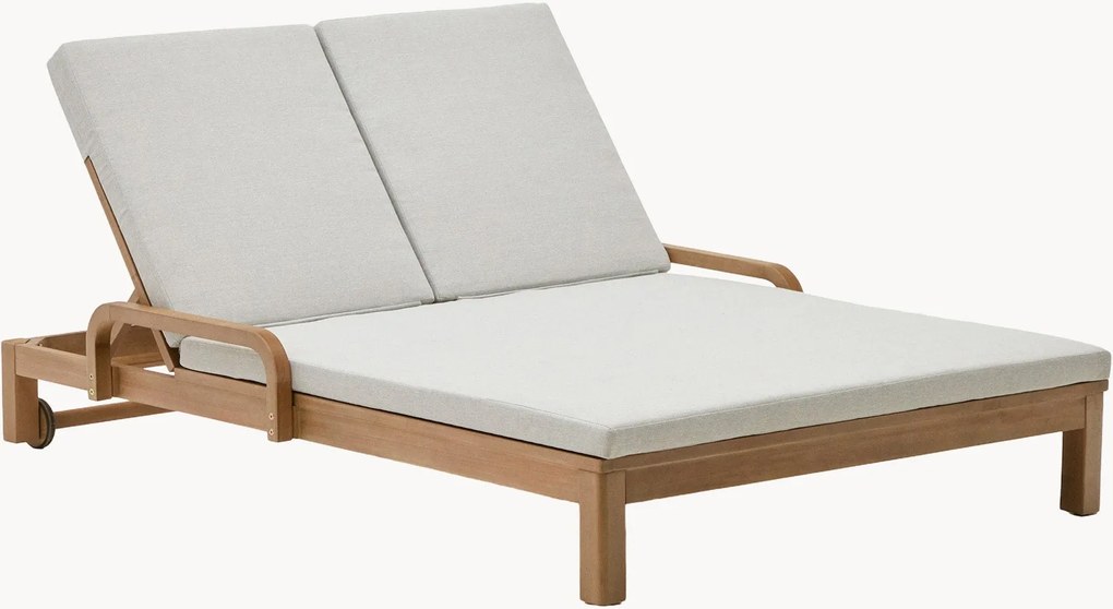 Sedia a sdraio in legno di eucalipto Sonsaura