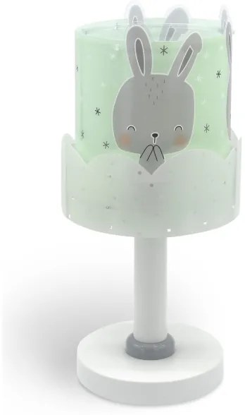 Dalber 61151H - Lampada per bambini BUNNY 1xE14/40W/230V verde