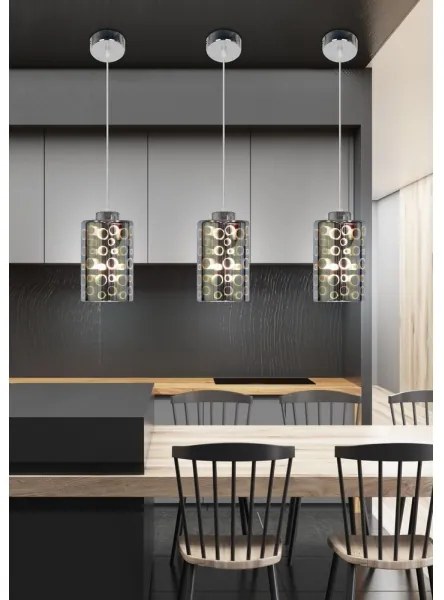 Lampadario a sospensione con filo NOCTURNO 1xE27/40W/230V