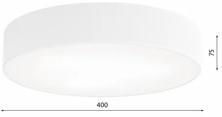 Plafoniera bagno CLEO 3xE27/24W/230V d. 40 cm bianco IP54