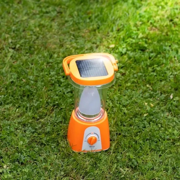 Lampada solare LED ricaricabile 710 lm 1600 mAh con powerbank 230V