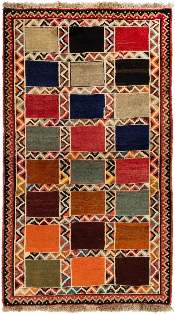 Gabbeh Tappeto 110 x 190 (Iran) Annodato A Mano