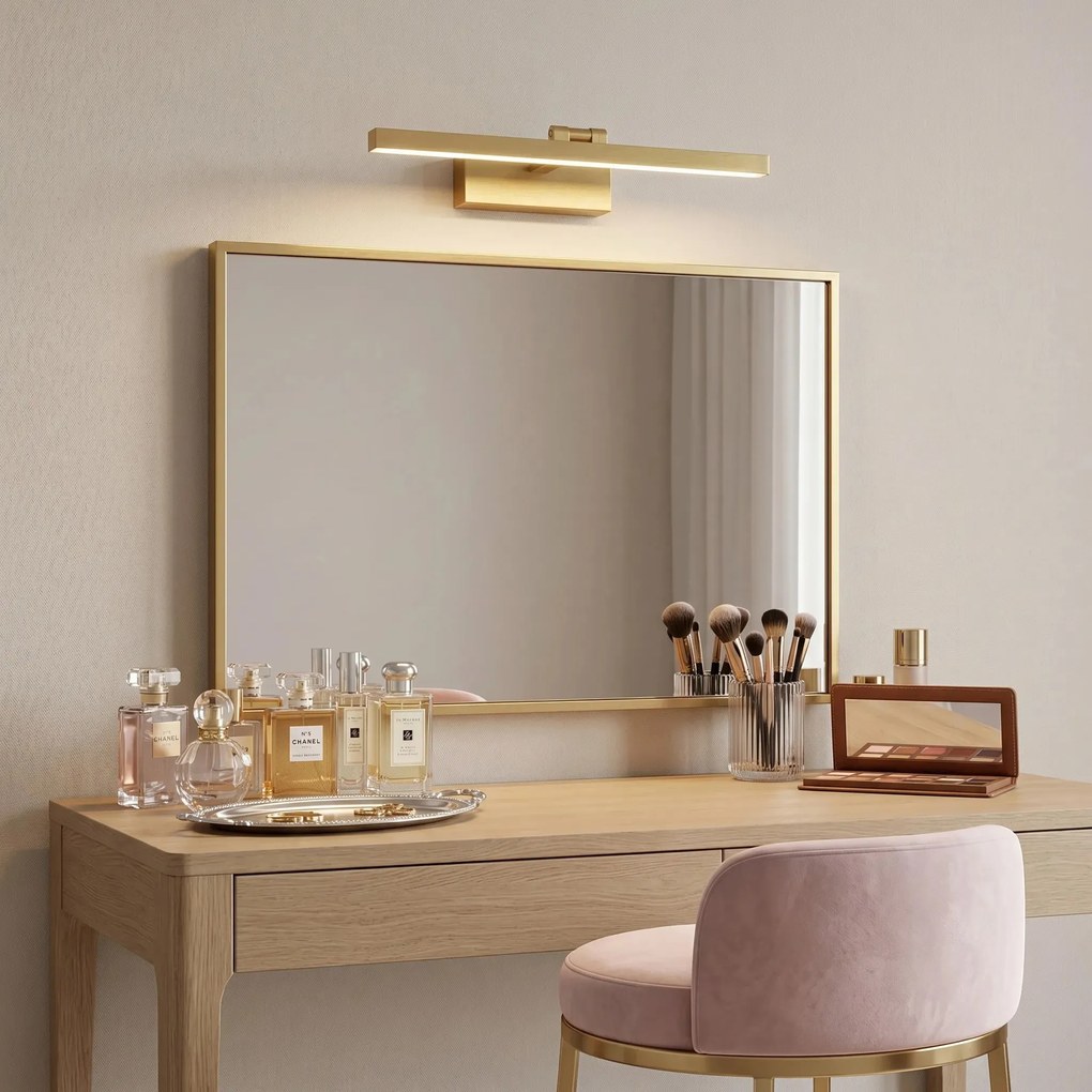Applique da bagno LED APP1864-1W 60 cm BRUSH GOLD