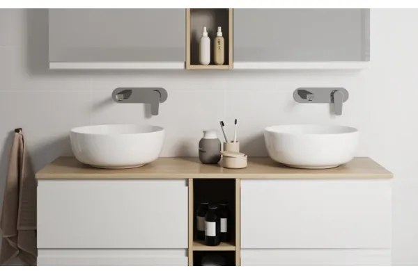 Cersanit K116-047-ECO - Lavabo da appoggio MODUO Ø 35 cm ceramica/bianco lucido