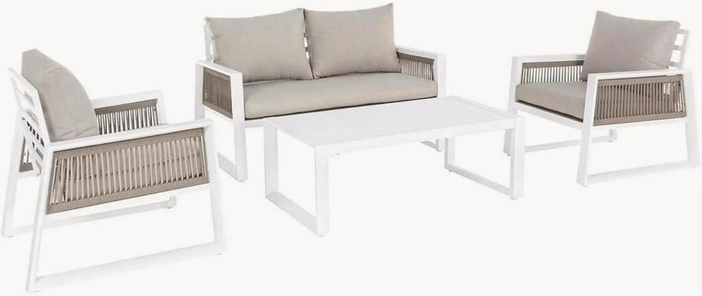 Set lounge da giardino Captiva, set da 4