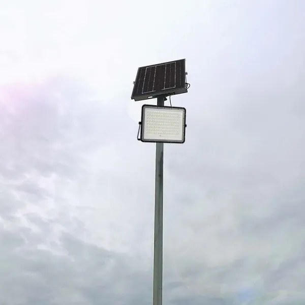 LED Proiettore solare da esterno LED/20W/3,2V 6400K nero + +TC