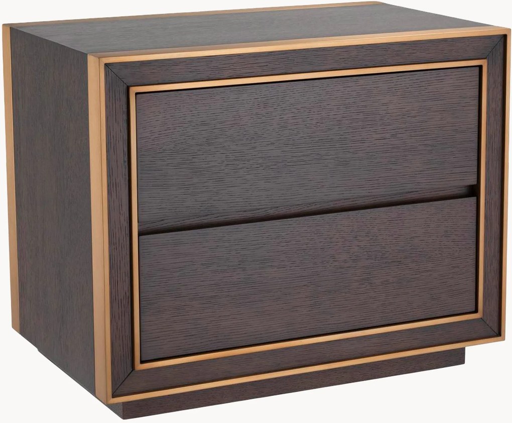 Comodino in legno con cassetti Camelot