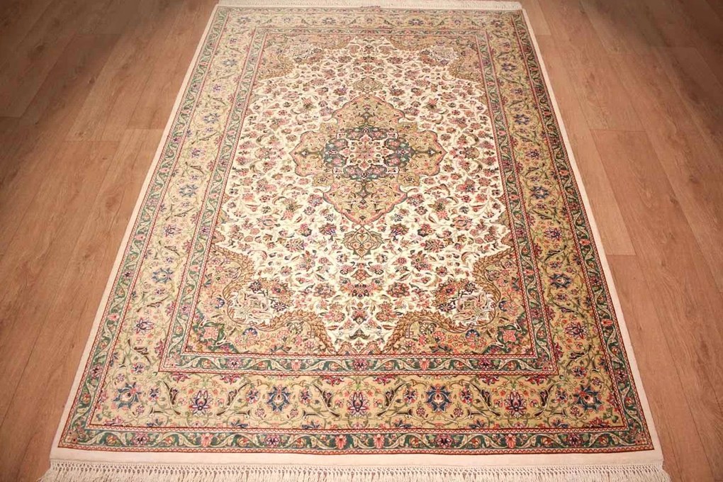 Ghom Tappeto 200x140 (Iran) Annodato A Mano