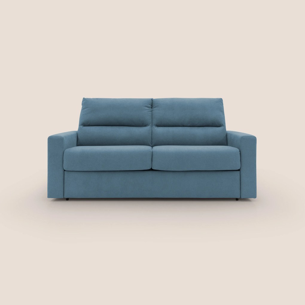 Paloma divano letto con materasso alto 18 cm con Aloe Vera in tessuto impermeabile