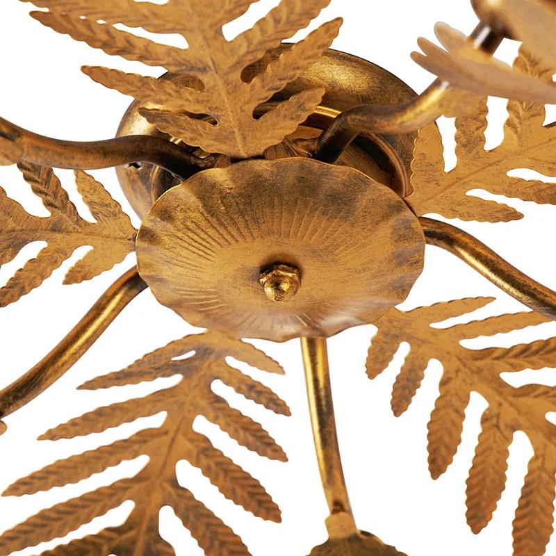 Lampada da soffitto smart vintage oro 70 cm incl. 5 WiFi B35 - Botanica