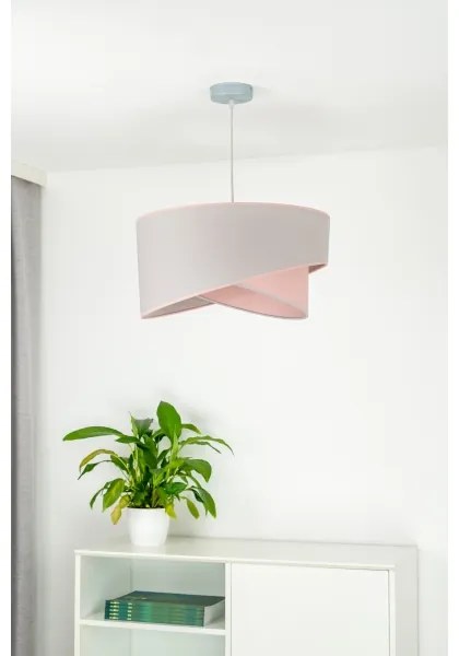 Duolla - Lampadario a sospensione con filo CELLO 1xE27/40W/230V diametro 45 cm rosa