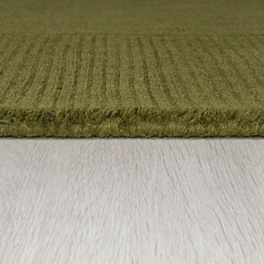 Tappeto in lana verde 120x170 cm - Flair Rugs