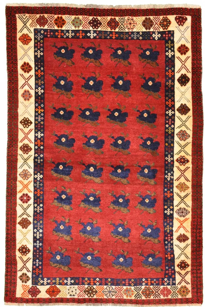 Gabbeh Tappeto persiano 180 x 120 Rosso (Iran) Annodato A Mano