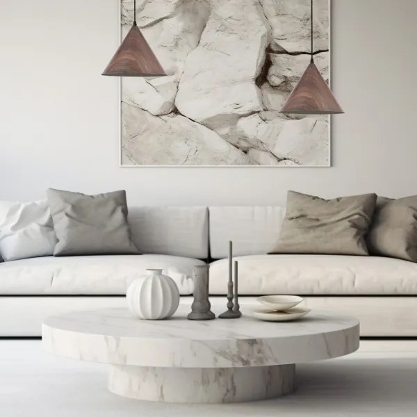 Lampadario a sospensione con filo BOSCO 1xE27/15W/230V marrone