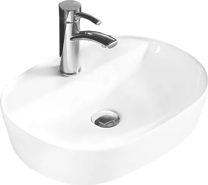 Mexen Iris lavandino da appoggio 50 x 38 cm, bianco - 21995000