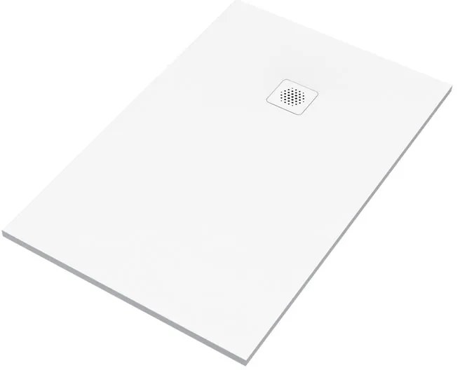 Piatto doccia SENSEA in composito minerale di resina gelificata Remix V3 bianco L 90 x L 140 x H 2.8 cm opaco