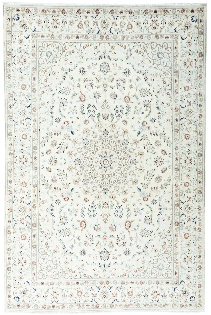 Nain Tappeto 200 x 310 Beige (Iran) Annodato A Mano