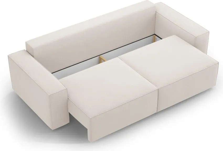 Divano letto beige 247 cm Jodie - Micadoni Home