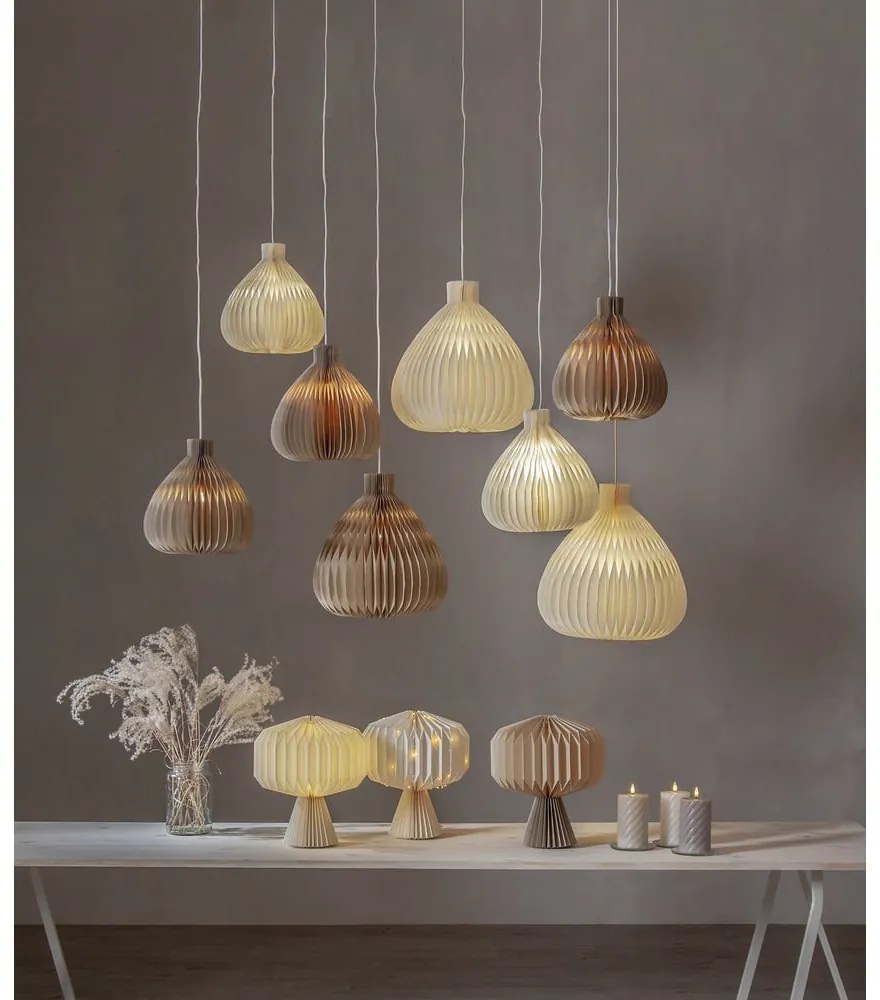 Paralume crema ø 38 cm Honeycomb - Star Trading