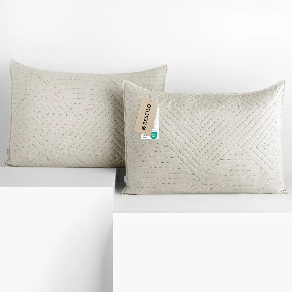 Federe decorative in set in microfibra 2 pz 50x70 cm Softa – Restilo