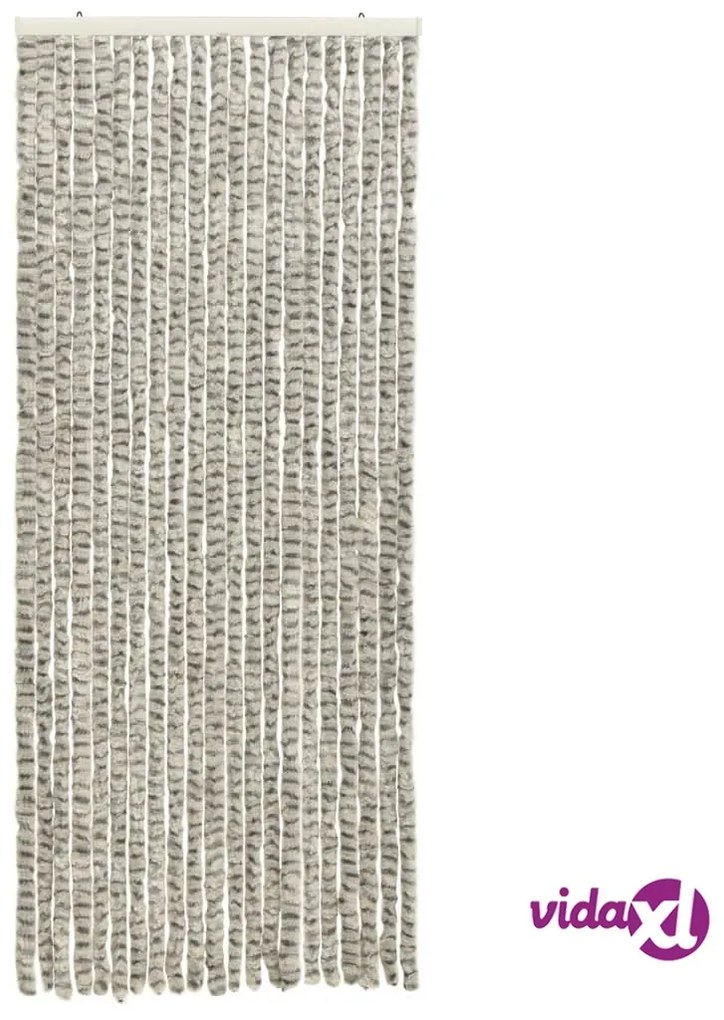 vidaXL Zanzariera Grigio Chiaro e Grigio Scuro 56x185 cm Ciniglia