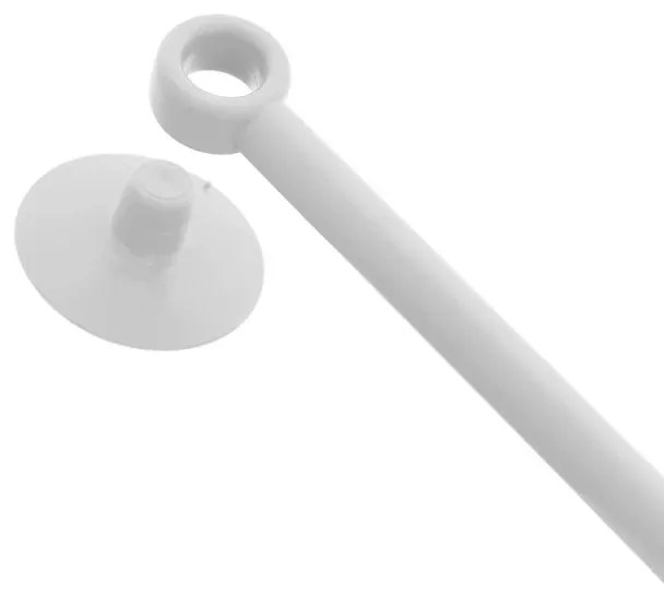 Tergivetro doccia bianco in plastica antigraffio con ventosa Spring