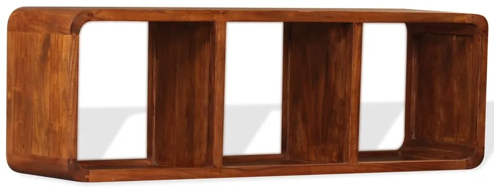 Mobile tv in legno massello con finitura miele 120x30x40 cm