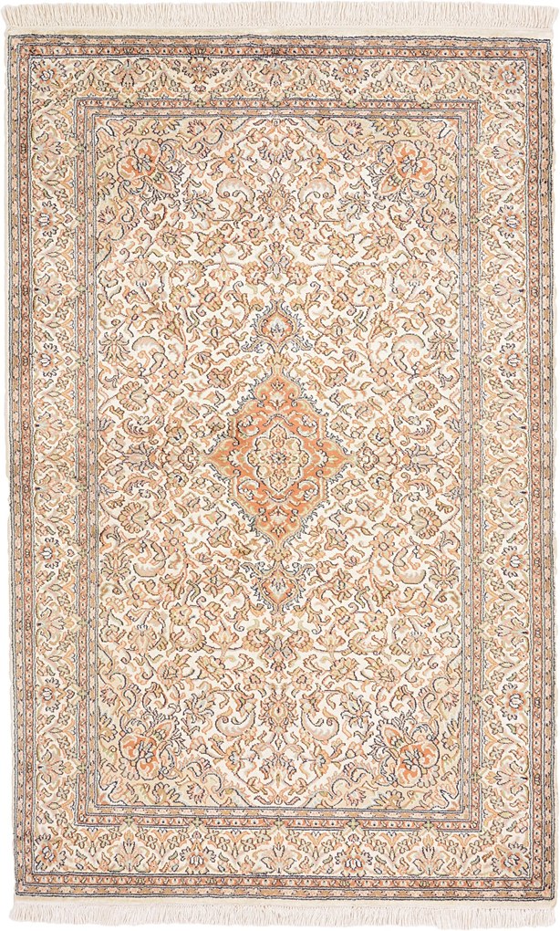 Cashmere Silk Tappeto 100 x 150 (Indian) Annodato A Mano