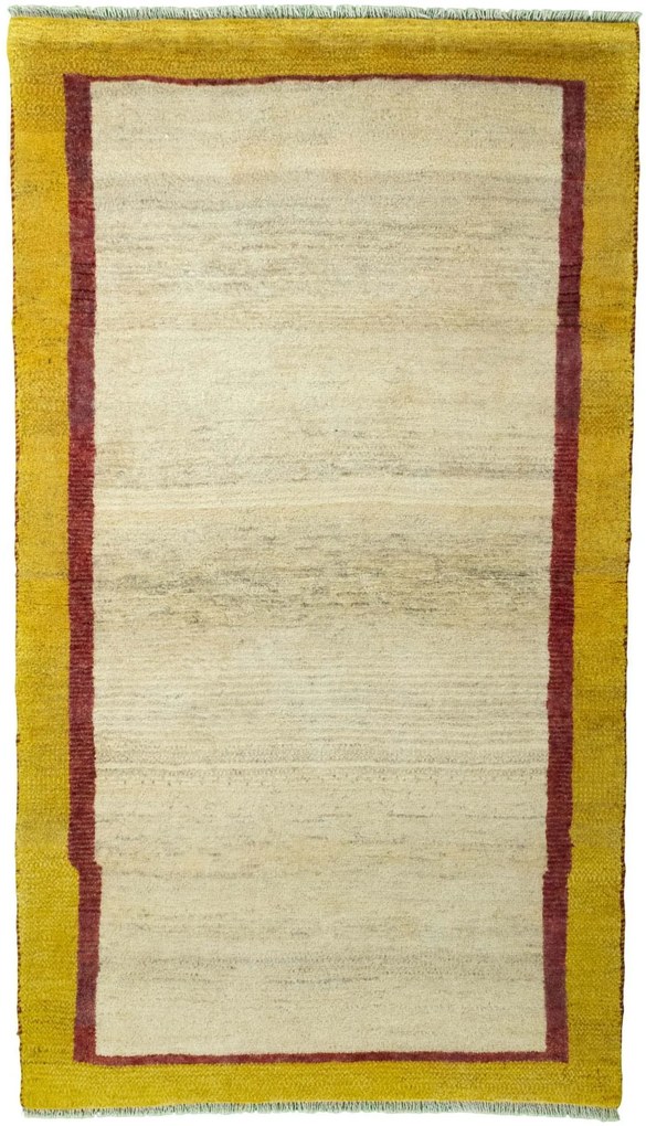 Gabbeh Tappeto persiano 200x110 Beige (Iran) Annodato A Mano