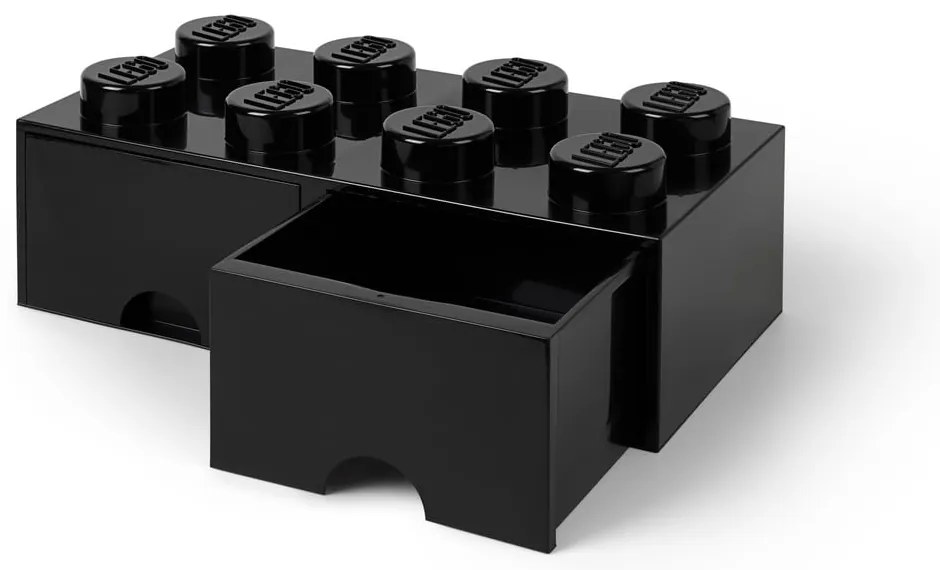 Contenitore nero con due cassetti - LEGO®