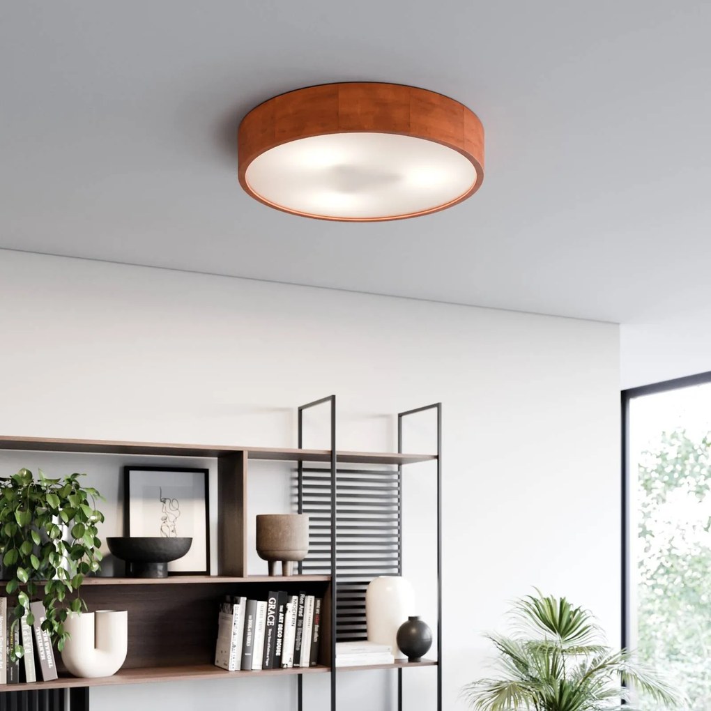 Plafoniera soffitto Kerio Envostar, dimmerabile, Soggiorno / Sala da pranzo, Legno, Moderno, Plafoniera