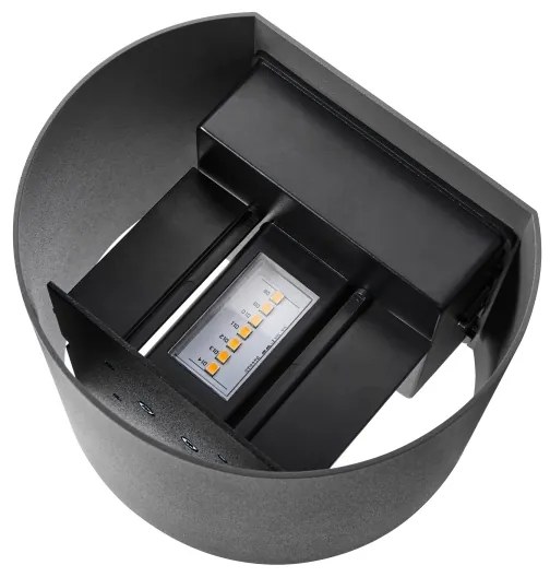 Nordlux - lampada da parete LED per esterni MILDA LED/4,9W/230V IP44 antracite