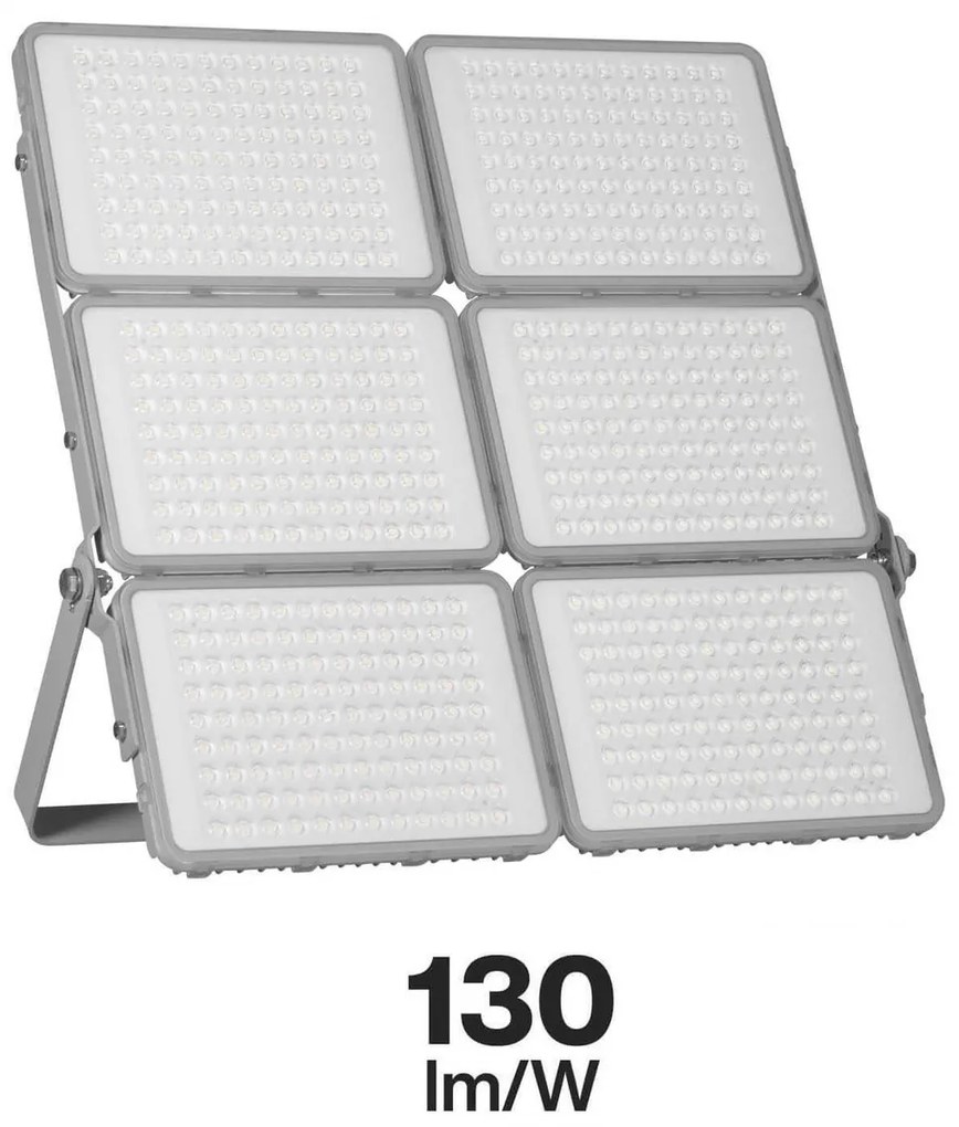 Faro LED 600W Modulare IP65 130 lm/W Colore Bianco Naturale 4.000K