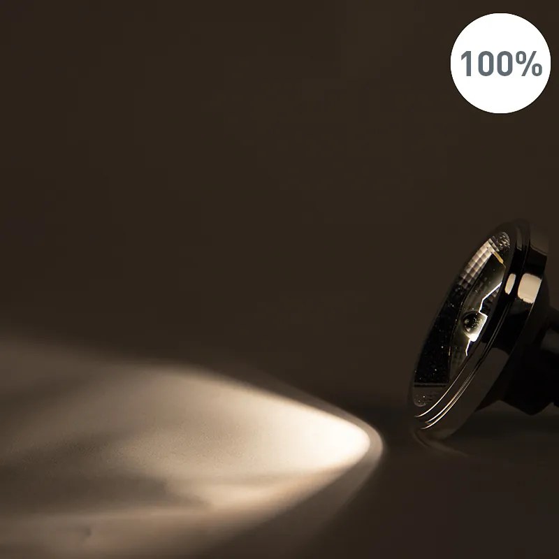 Set di 5 lampadine LED AR111 GU10 11W 2000K-3000K Dim to Warm