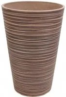 Vaso grande in Fibra sintetica cm 41x41x60 - KAM Colore: Taupe