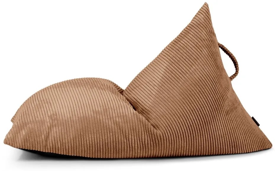 Pouf a sacco per bambini marrone con rivestimento in velluto a coste Razzy – SLOWDOWN