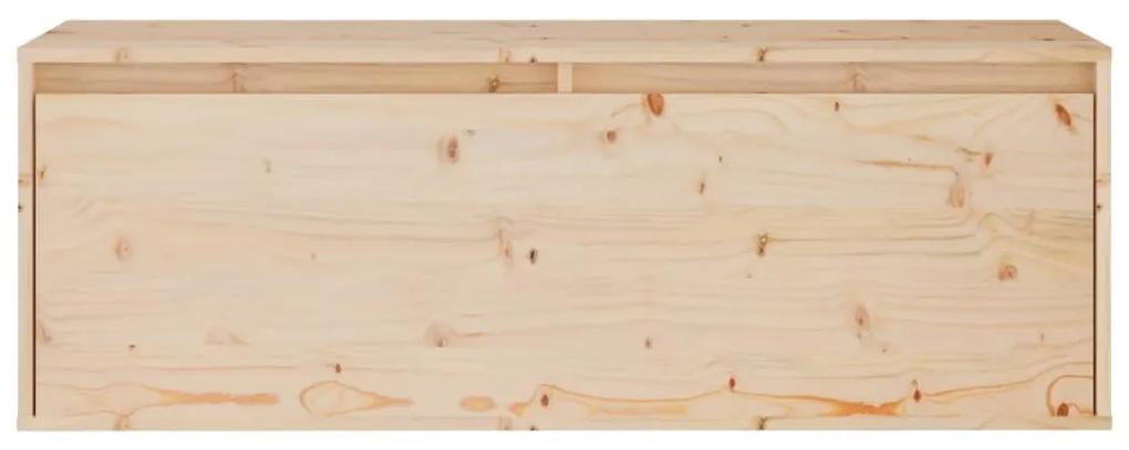 Pensile 100x30x35 cm in legno massello di pino