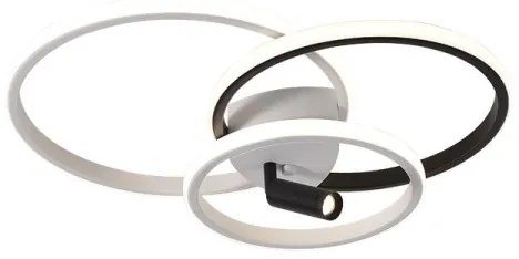 Plafoniera LED dimmerabile LED/70W/230V 3000-6500K bianco/nero + +TC