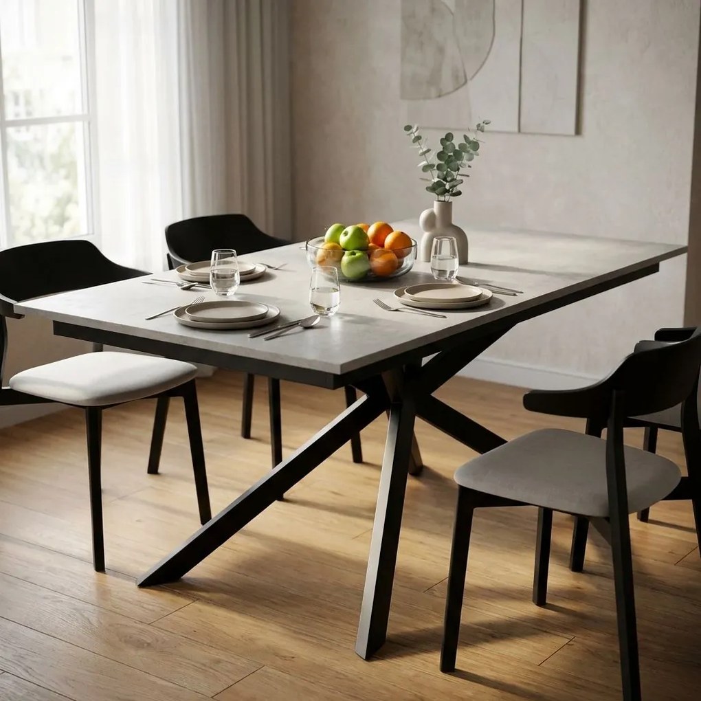 RIGEL - tavolo da pranzo allungabile da 120 cm