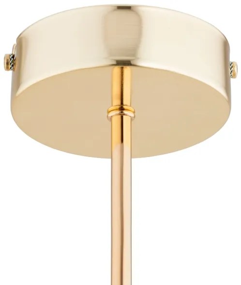 Lampadario on a pole FOTON 4xE14/40W/230V oro/bianco