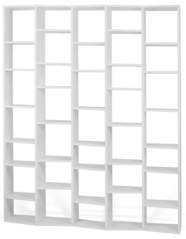 Libreria bianca 182x224 cm Valsa – TemaHome
