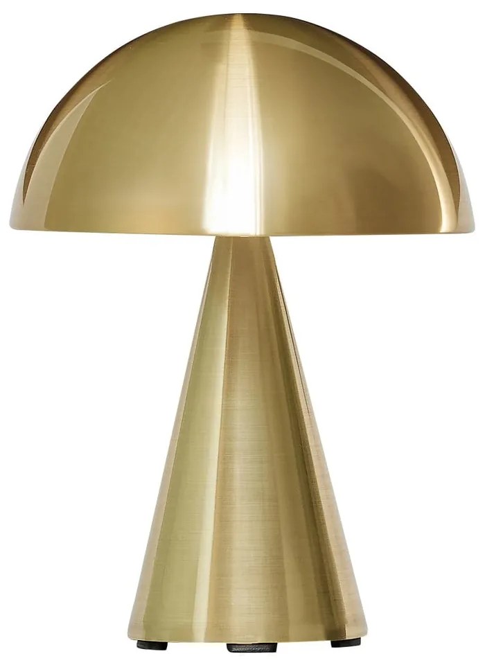 Lampada da tavolo a LED dimmerabile in oro (altezza 20 cm) Mush - Hübsch