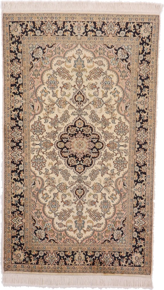 Cashmere Silk Tappeto 90 x 150 (Indian) Annodato A Mano