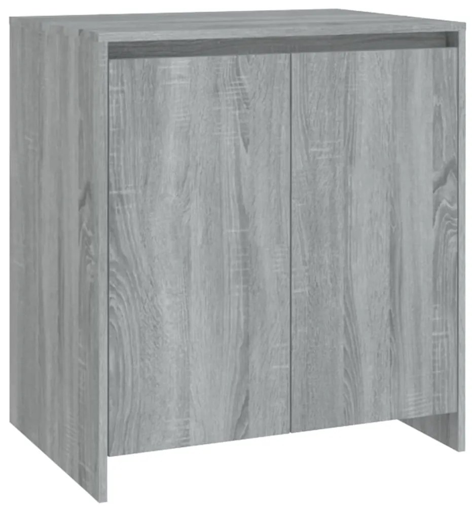 Credenza Grigio Sonoma 70x41x75 cm in Legno Multistrato